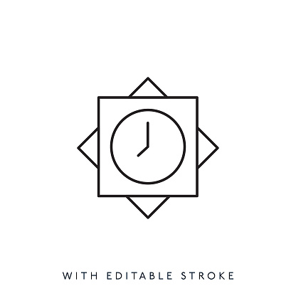 istock Clock line icon.Editable Stroke 1531607223