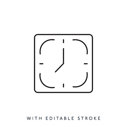 istock Clock line icon.Editable Stroke 1531609321