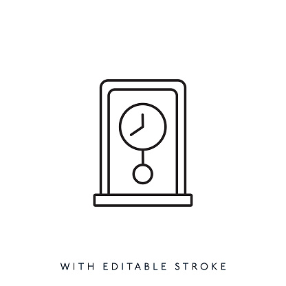 istock Clock line icon.Editable Stroke 1531610886