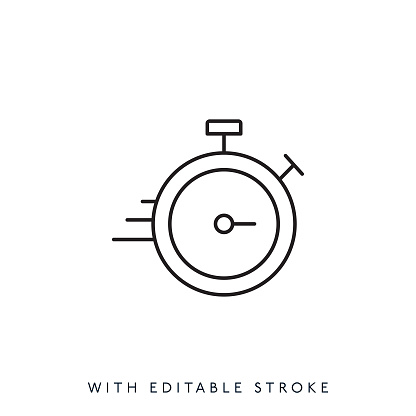 istock Clock line icon.Editable Stroke 1531611404