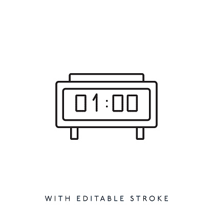 istock Clock line icon.Editable Stroke 1531611411
