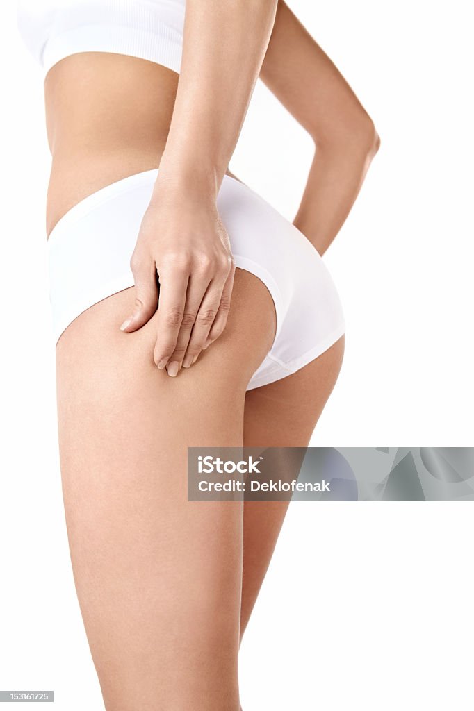 Cellulite free woman's backside in front of white background http://content.foto.mail.ru/mail/deklo-design/2/i-12.jpg 20-29 Years Stock Photo