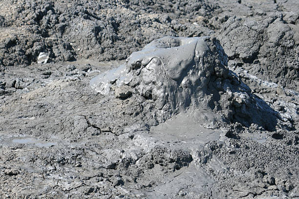 Mud vulcano. stock photo