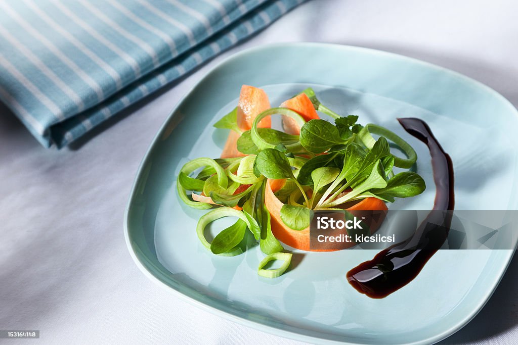 Salat mit Balsamico-Essig - Lizenzfrei Balsamico Stock-Foto