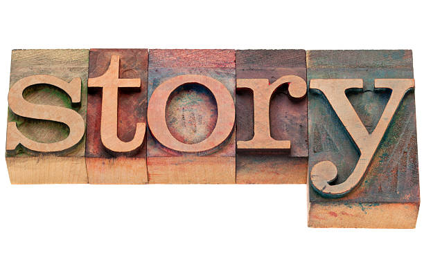 istock story word in letterpress type 153165036