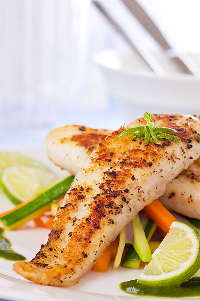 istock Healthy fish pangasius meal 153165579
