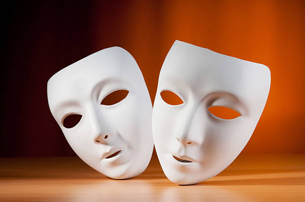 istock Masks with theatre concept 153165902