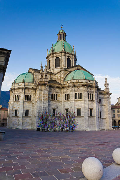 Catedral de Como, Italia - foto de stock