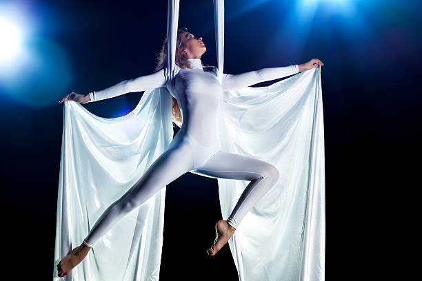 istock Young woman gymnast 153166188