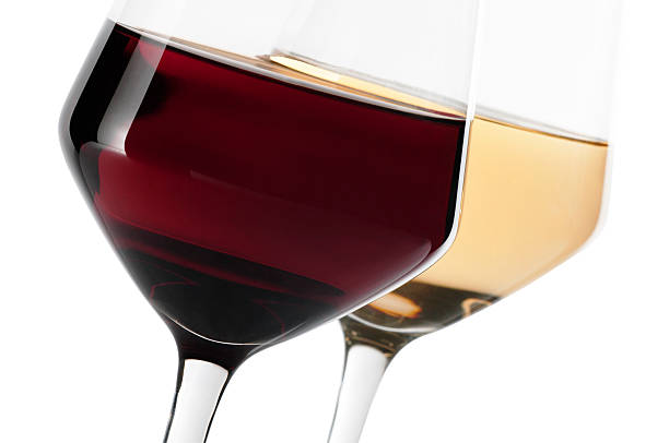 istock Glass of red and white wine 153166374