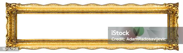 Wide Picture Frame Stock Photo - Download Image Now - Antique, Border - Frame, Art