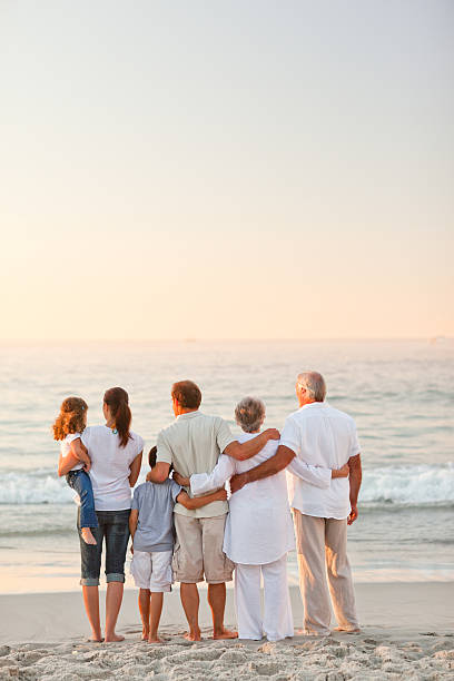 istock Beautiful family at the beach 153167881