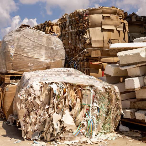 istock Paper waste in a recycling factory 1531678979