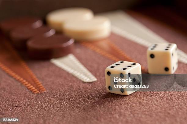 Backgammon Stock Photo - Download Image Now - Backgammon, Board Game, Brown