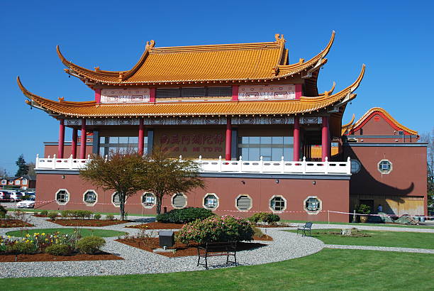 ELISTA, RUSSIA - JULE 25, 2017: Buddhist temple: \