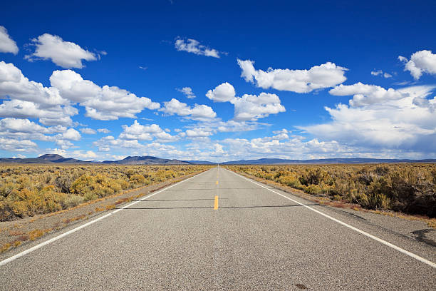istock Desert highway to the horizon 153168967