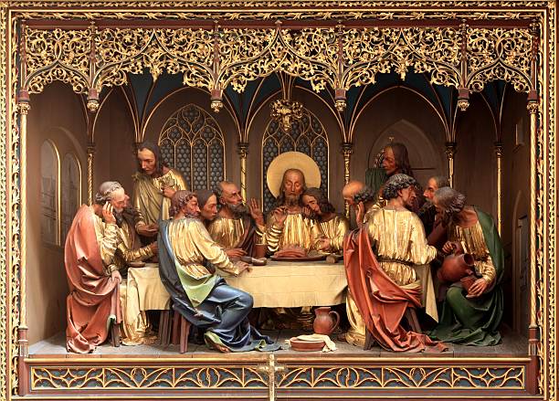 istock Last Supper of Christ 153169134