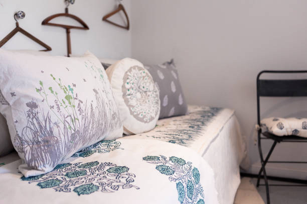 istock Decorated bedroom at rural hotel 1531694630