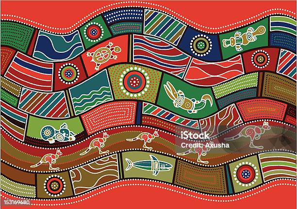 Austrilan Patterns Australian Pattern Stock Illustration - Download Image Now - Australia ...