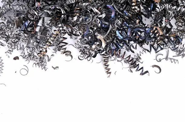 Scrap metal background with copy space - a series of METAL INDUSTRY images.