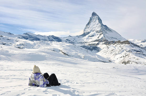istock Nice view to Matterhorn, Switzerland 153170022