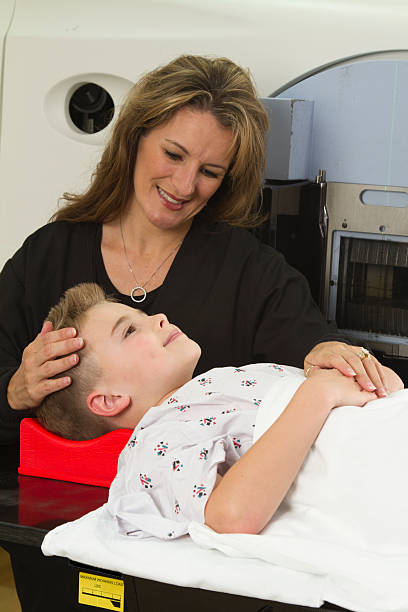 Pediatric Cancer Treatment stock photo