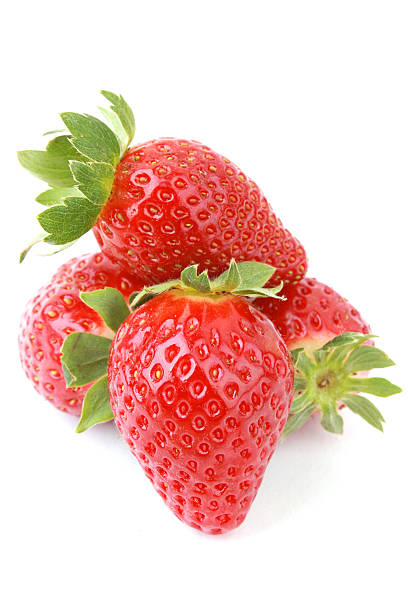 strawberries stock photo