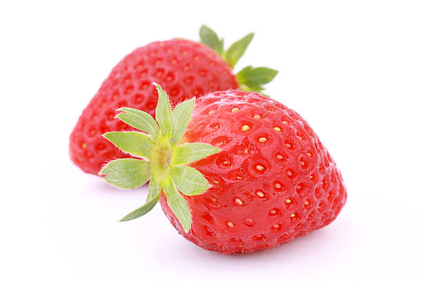 strawberries stock photo