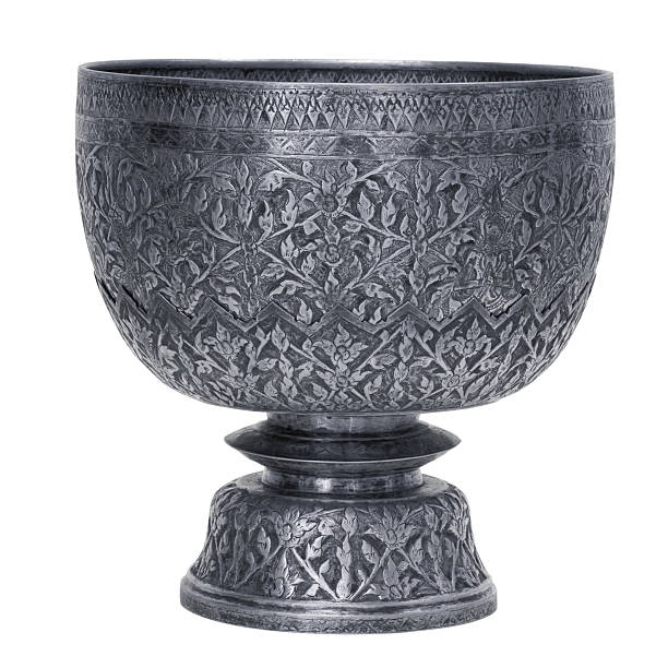 istock Old antique vintage bronze, brass bowl 153171800