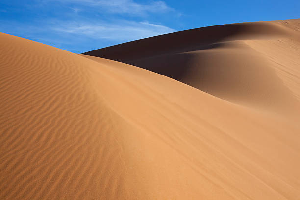 Desert sand dunes stock photo
