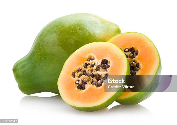 Papaia - Fotografie stock e altre immagini di Albero di papaya - Albero di papaya, Arancione, Clima tropicale