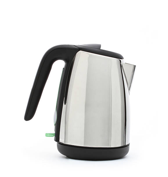 istock Stainless steel electric kettle isolated on white 153172647