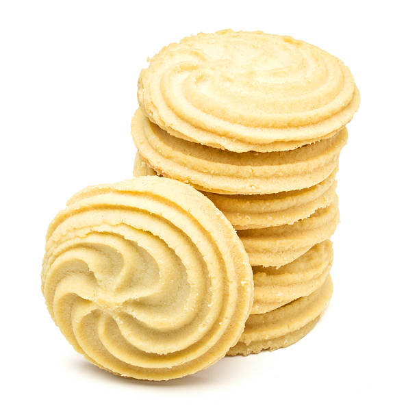 Viennese Swirl Biscuits stock photo