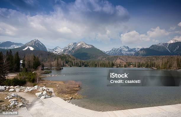 Strbske Pleso Lago Foto de stock y más banco de imágenes de Agua - Agua, Aire libre, Azul