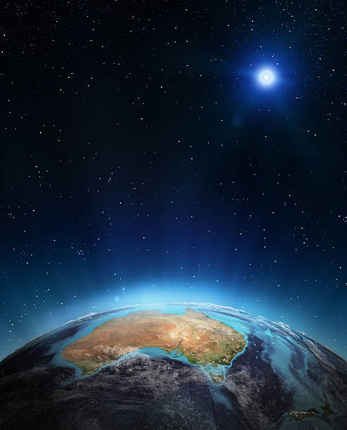istock View of earth, focusing on Australia, from outer space 153175954