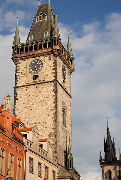 The Astronomicacl Clock in Prague stock photo