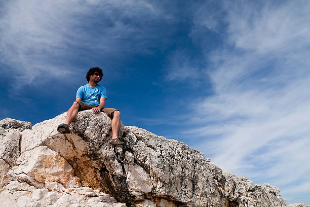 istock Sitting on top of the world 153177648