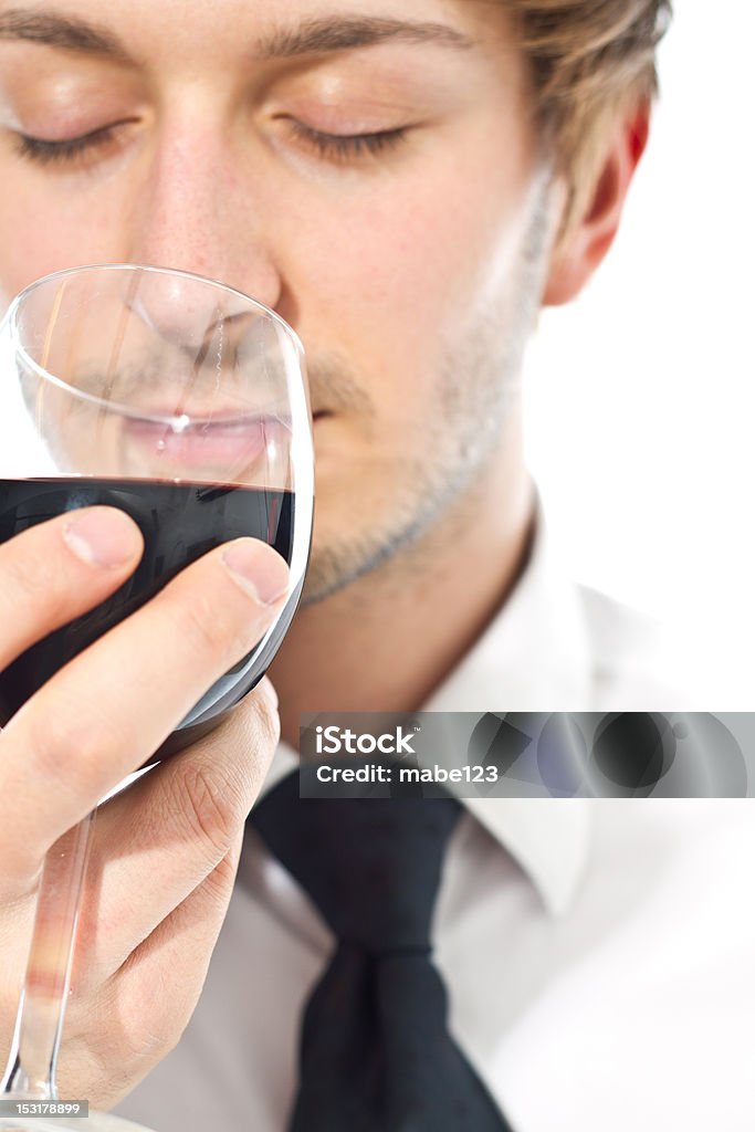 Cheirando a vinho - Foto de stock de Adulto royalty-free