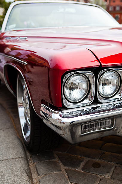 istock Front of vintage american car 153179159