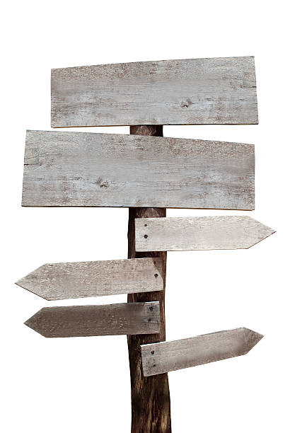 istock Old wooden sign 153179653