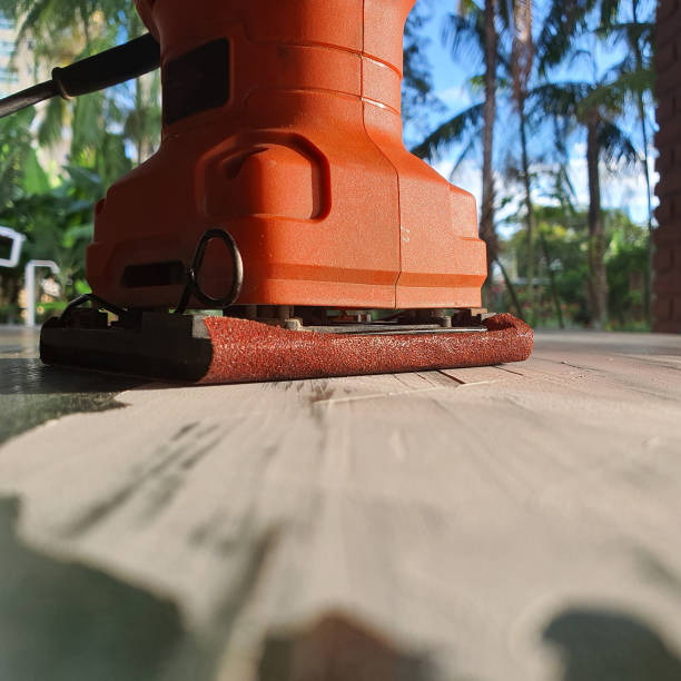 Orbital sander stock photo