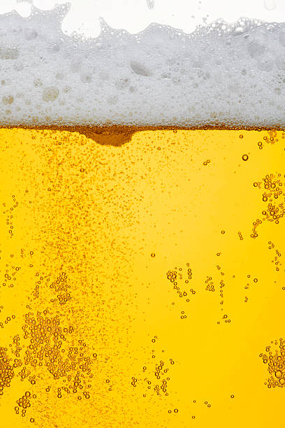 istock Glass of light beer texture 153180354