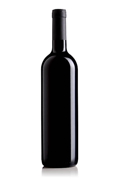 bouteille de vin avec black label - wine wine bottle bottle red photos et images de collection