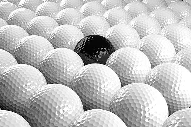 istock Group of golf balls 153181362