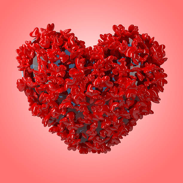 istock Small hearts combined together into a big one 153181453