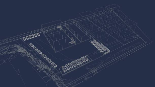 istock 3D illustration of building project 1531858780