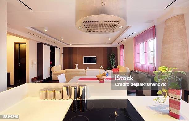 Home Interior Stock Photo - Download Image Now - Apartment, Architecture, Armchair