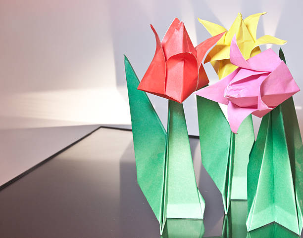 istock Origami Flowers Spring Tulips 153192255