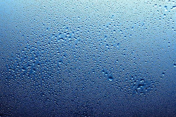 istock Blue water spray on glass 153192714