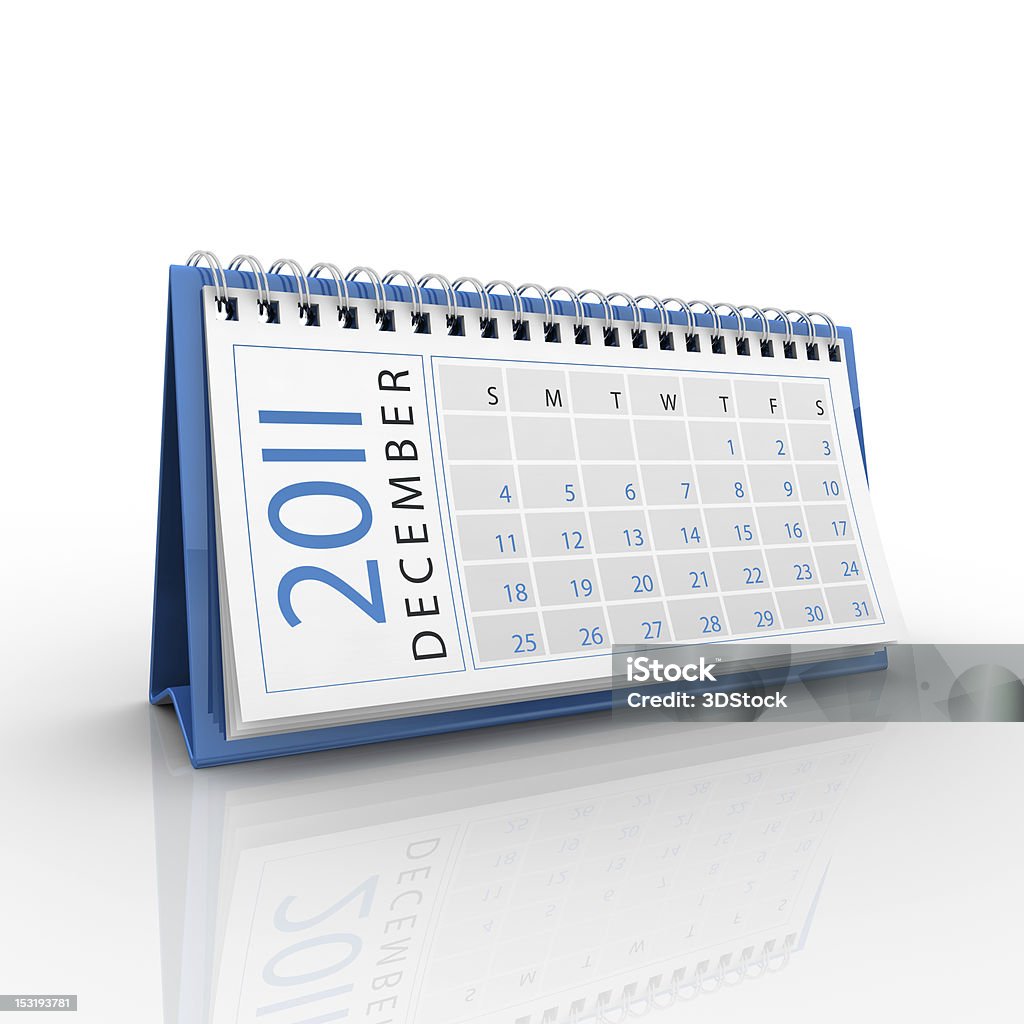 Calendário de dezembro de 2011 - Foto de stock de 2011 royalty-free